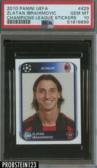 Zlatan Ibrahimovic Soccer Cards 2010 Panini UEFA Champions League Stickers Prices