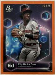 Elly De La Cruz [Orange] Baseball Cards 2022 Bowman Platinum Precious Elements Prices
