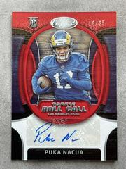 Puka Nacua [Red Etch] #RRCS-16 Football Cards 2023 Panini Certified Rookie Roll Call Signatures Prices