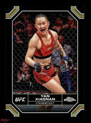 Yan Xiaonan [Black Refractor] #198 Ufc Cards 2024 Topps Chrome UFC Prices
