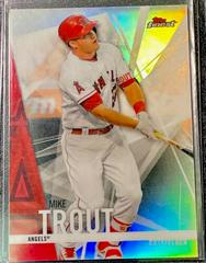 Mike Trout [Refractor] #1 Baseball Cards 2017 Topps Finest Prices