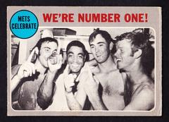 Mets Celebrate [We're Number One!] #198 Baseball Cards 1970 O Pee Chee Prices