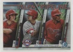 Mickey Moniak, Dylan Cozens, J.P. Crawford #TP-PHI Baseball Cards 2017 Bowman Talent Pipeline Prices
