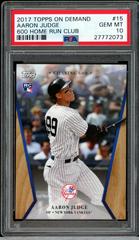 Aaron Judge Baseball Cards 2017 Topps on Demand 600 Home Run Club Prices