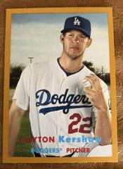Clayton Kershaw [Gold] #1 Baseball Cards 2015 Topps Archives Prices