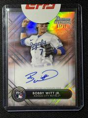 Bobby Witt Jr. [Rose Gold] #RA-BW Baseball Cards 2022 Bowman Sterling Rookie Autographs Prices