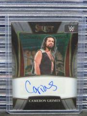 Cameron Grimes [Flash Prizm] #SN-CGR Wrestling Cards 2022 Panini Select WWE Signature Selections Prices