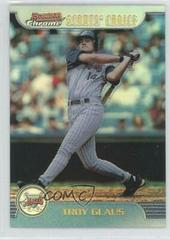 Troy Glaus #SC4 Baseball Cards 1999 Bowman Chrome Scout's Choice Prices