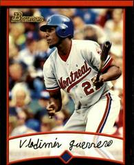 Vladimir Guerrero #40 Baseball Cards 2001 Bowman Prices