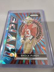 Brock Purdy [Blue Ice] #H-2 Football Cards 2023 Panini Prizm Hype Prices
