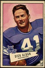 Dick Alban Football Cards 1952 Bowman Large Prices
