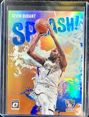Kevin Durant [Orange] #7 Basketball Cards 2021 Panini Donruss Optic Splash Prices