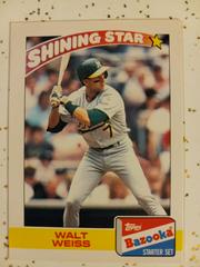 Walt Weiss Baseball Cards 1989 Bazooka Prices