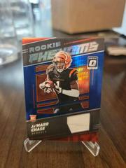 Ja'Marr Chase [Blue Hyper] Football Cards 2021 Panini Donruss Optic Rookie Phenoms Prices