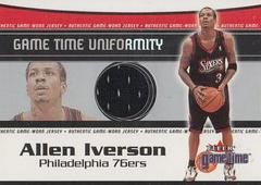 Allen Iverson #NNO Basketball Cards 2000 Fleer Game Time Uniformity Prices