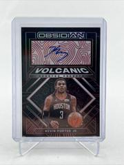 Kevin Porter Jr. [Red] Basketball Cards 2021 Panini Obsidian Volcanic Signatures Prices