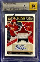 Matt McLain [Gold] #LSS-MM Baseball Cards 2022 Panini Three and Two Lone Star Signatures Prices