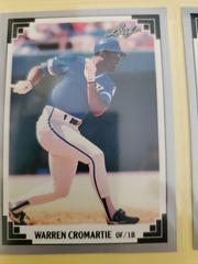 Warren Cromartie #458 Baseball Cards 1991 Leaf Prices
