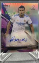 Casemiro Soccer Cards 2021 Topps Finest UEFA Champions League Autographs Prices