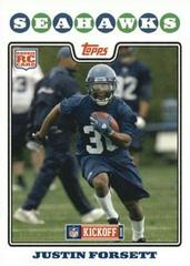 Justin Forsett Football Cards 2008 Topps Kickoff Prices