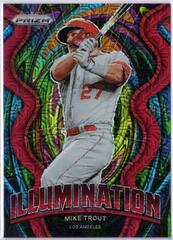 Mike Trout [Red Mojo Prizm] #IL-10 Baseball Cards 2022 Panini Prizm Illumination Prices