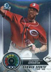 Hunter Greene #BTP-11 Baseball Cards 2018 Bowman Scouts' Top 100 Prices