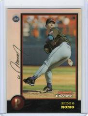 Hideo Nomo [Refractor] Baseball Cards 1998 Bowman Chrome Prices