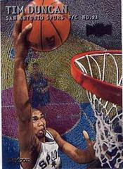 Tim Duncan #110 Basketball Cards 1999 Metal Prices