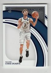 Chris Duarte [Blue] Basketball Cards 2021 Panini Immaculate Collection Prices