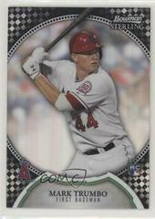 Mark Trumbo [Rookie Black Refractor] Baseball Cards 2011 Bowman Sterling Prices