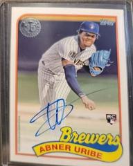 Abner Uribe #89BA-AUR Baseball Cards 2024 Topps 1989 Autograph Prices
