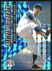 Sandy Koufax [Reactive Blue] #ATG1 Baseball Cards 2021 Panini Mosaic All Time Greats Prices