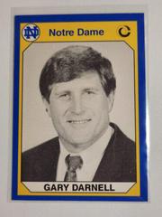 Gary Darnell Football Cards 1990 Notre Dame Collegiate Collection Prices