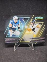 Quenton Nelson, T. J. Watt [Gold] #CS-NW Football Cards 2022 Panini Contenders Series Prices