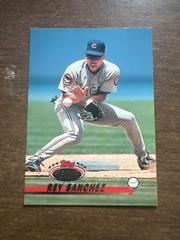 Rey Sanchez #36 Baseball Cards 1993 Stadium Club 1st Day Production Prices