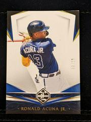 Ronald Acuna Jr. [Gold] Baseball Cards 2021 Panini Chronicles Limited Prices