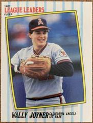 Wally Joyner #26 Baseball Cards 1987 Fleer League Leaders Prices