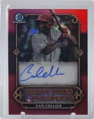 Cam Collier [Red] #DPPA-CC Baseball Cards 2023 Bowman Draft Picks & Prospects Autographs Prices