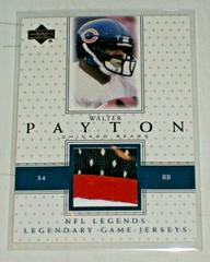 Walter Payton Football Cards 2000 Upper Deck Legends Legendary Jerseys Prices