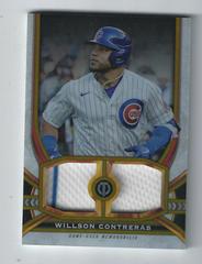 Willson Contreras [Gold] #DR-WC Baseball Cards 2023 Topps Tribute Dual Relics Prices