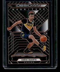 Chris Duarte [Orange] #24 Basketball Cards 2021 Panini Obsidian Magnitude Prices