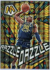 Bennedict Mathurin #7 Basketball Cards 2022 Panini Mosaic Razzle Dazzle Prices