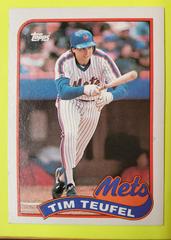 Tim Teufel #9 Baseball Cards 1989 Topps Tiffany Prices