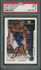 Dirk Nowitzki [Gold Script] Basketball Cards 2000 Upper Deck MVP Prices
