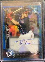 Trea Turner [Blue Refractor] #CRA-TT Baseball Cards 2016 Bowman Chrome Rookie Autographs Prices