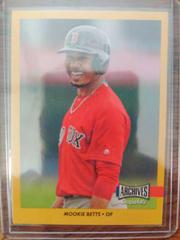 Mookie Betts [Gold] Baseball Cards 2017 Topps Archives Snapshots Prices