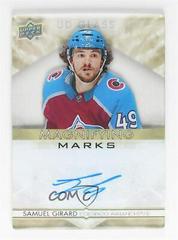 Samuel Girard [Gold] #MM-SG Hockey Cards 2021 Upper Deck Ovation UD Glass Magnifying Marks Autographs Prices