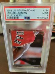 Michael Jordan #134 Basketball Cards 1998 Upper Deck International MJ Stickers Prices