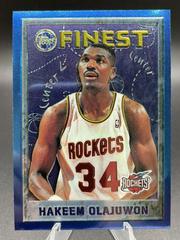 Hakeem Olajuwon [w Coating] #1 Basketball Cards 1995 Finest Prices