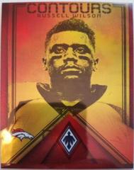 Russell Wilson [Red] #CT-7 Football Cards 2022 Panini Phoenix Contours Prices